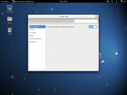 gnome-tweak-tool show desktop icons